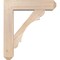 Ekena Millwork Olympic Craftsman Smooth Bracket w/ Offset Brace, Douglas Fir, 7 1/2"W x 30"D x 34"H BKT0806X30X34OLY04SDF - alternate 4